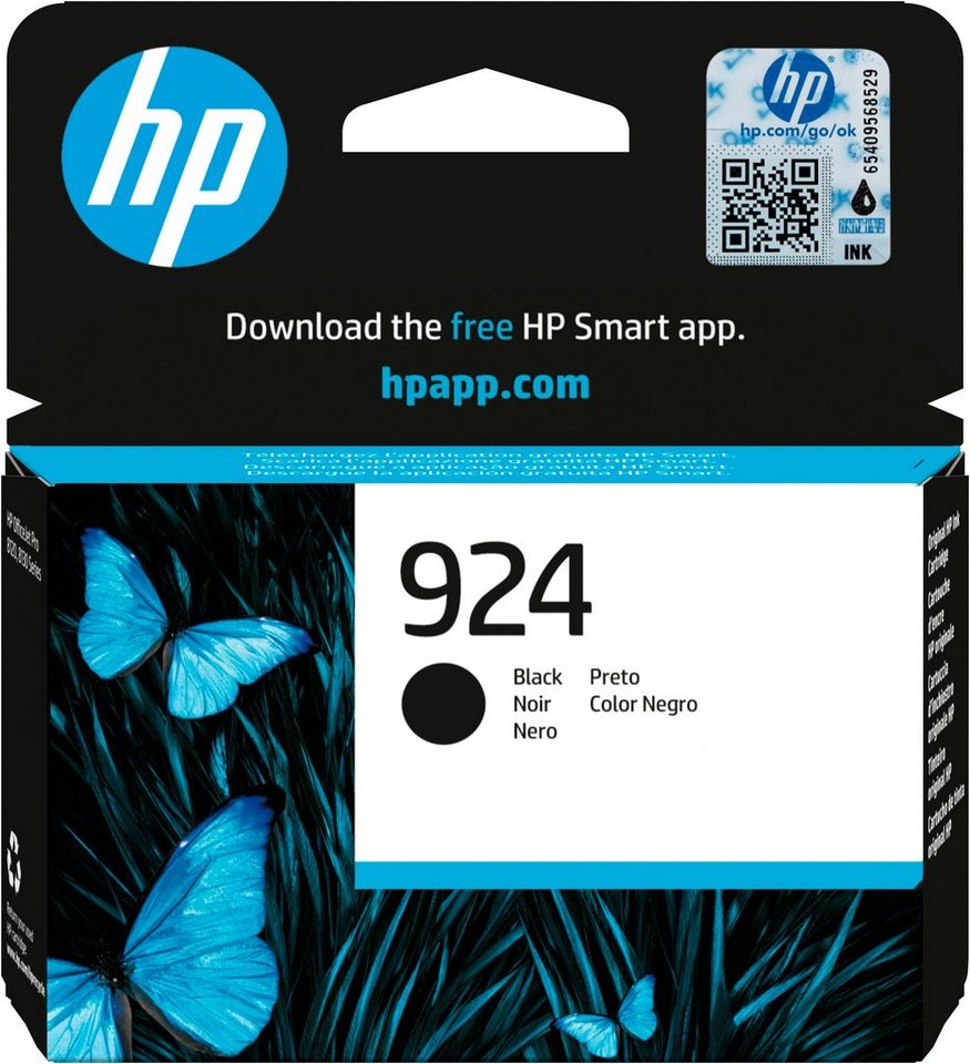 HP 924 Tintenpatrone – Schwarz – 1 Stück