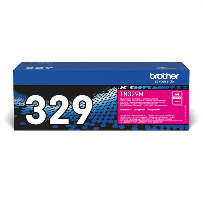Brother TN-329M Toner – Magenta – 1 Stück