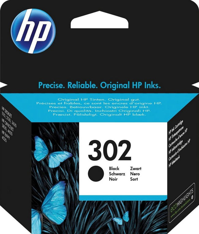 HP 302 Tintenpatrone – Schwarz – 1 Stück