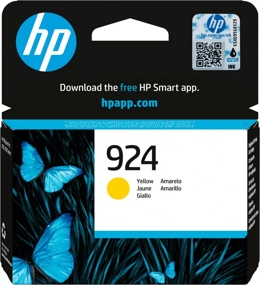 HP 924 Tintenpatrone – Gelb – 1 Stück