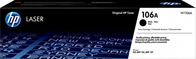 HP 106A Toner – Schwarz – 1 Stück