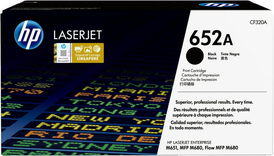 HP 652A Toner – Schwarz – 1 Stück