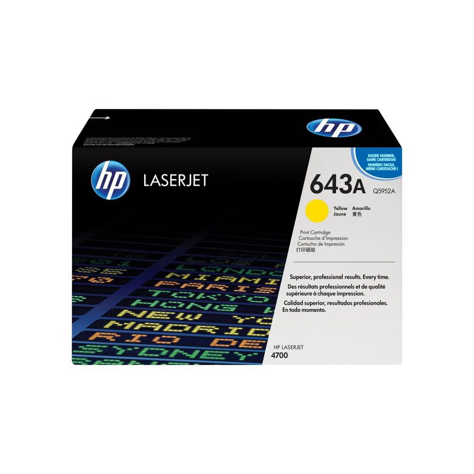 HP 643A Toner – Gelb – 1 Stück
