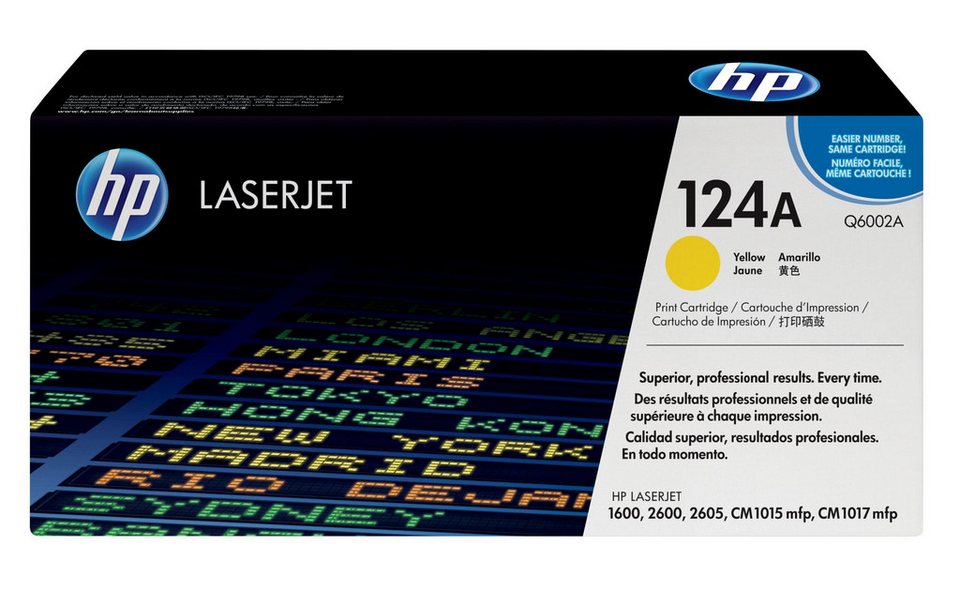 HP 124A Toner – Gelb – 1 Stück