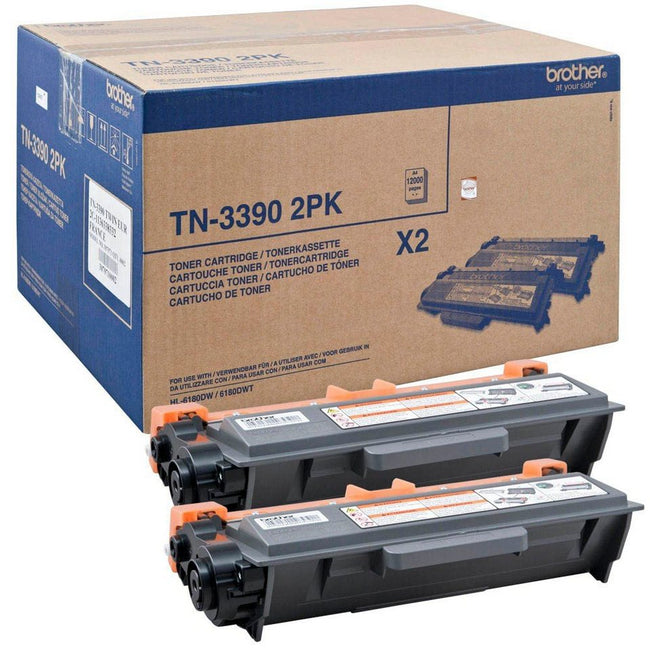Brother TN-3390 Toner – Schwarz – 2er-Pack