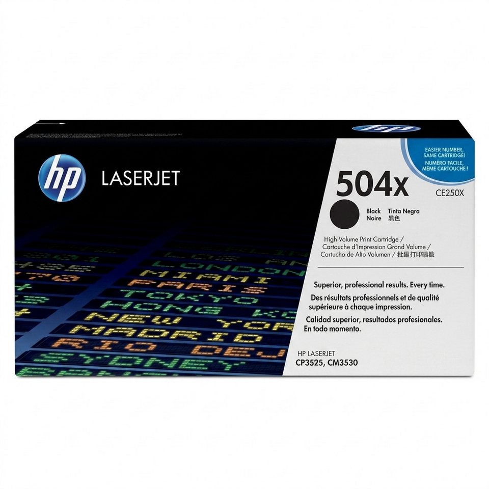 HP 504X Toner – Schwarz – 1 Stück