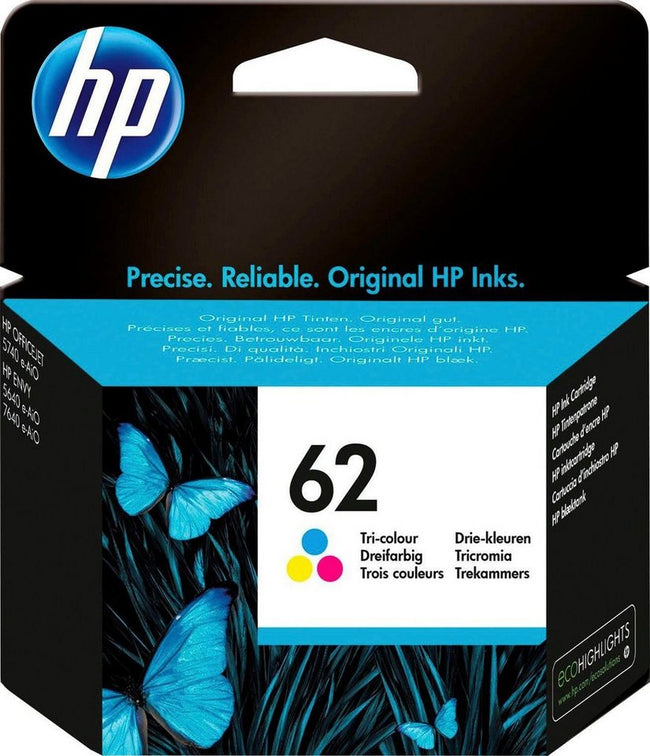 HP 62 Tintenpatrone – Dreifarbig – 1 Stück