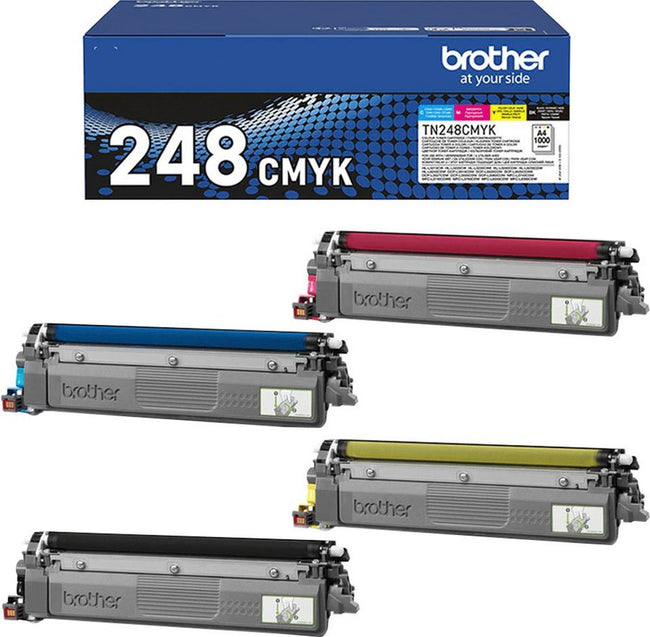 Brother TN-248VAL Toner – Schwarz, Cyan, Magenta, Gelb – 4er-Pack