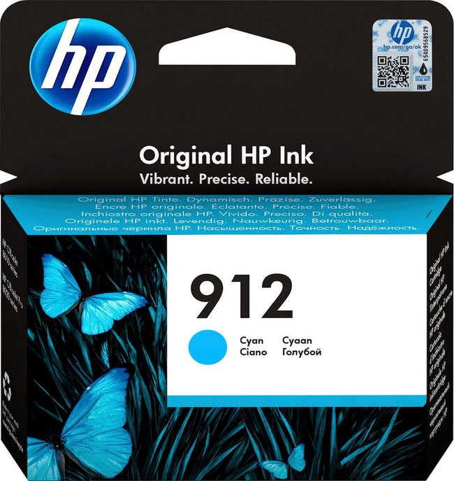 HP 912 Tintenpatrone – Cyan – 1 Stück