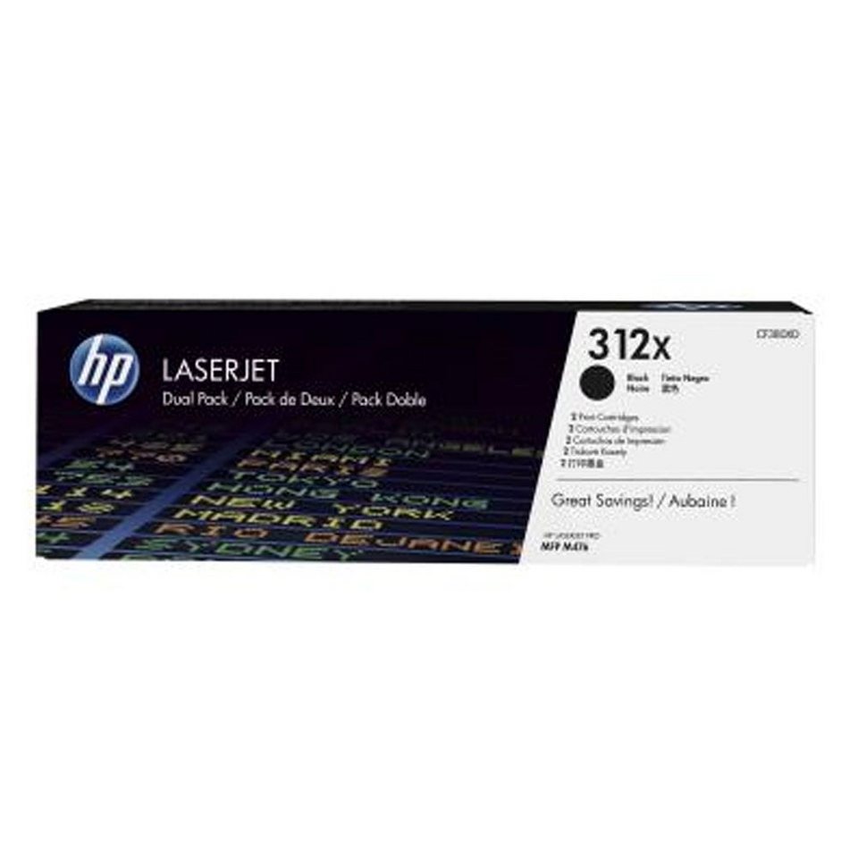 HP 312X Toner – Schwarz – 2er-Pack