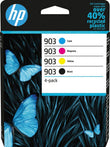 HP 903 Tintenpatrone – Schwarz, Cyan, Magenta, Gelb – 4er-Pack