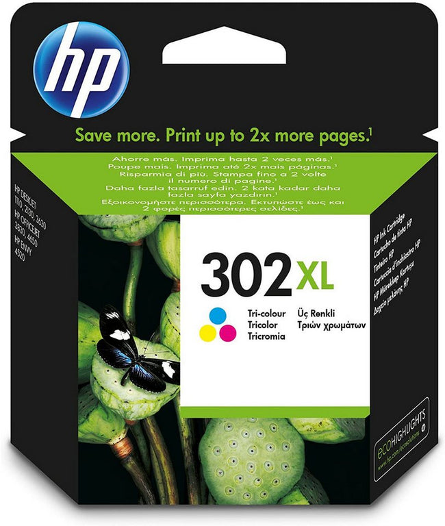 HP 302XL Tintenpatrone – Dreifarbig – 1 Stück