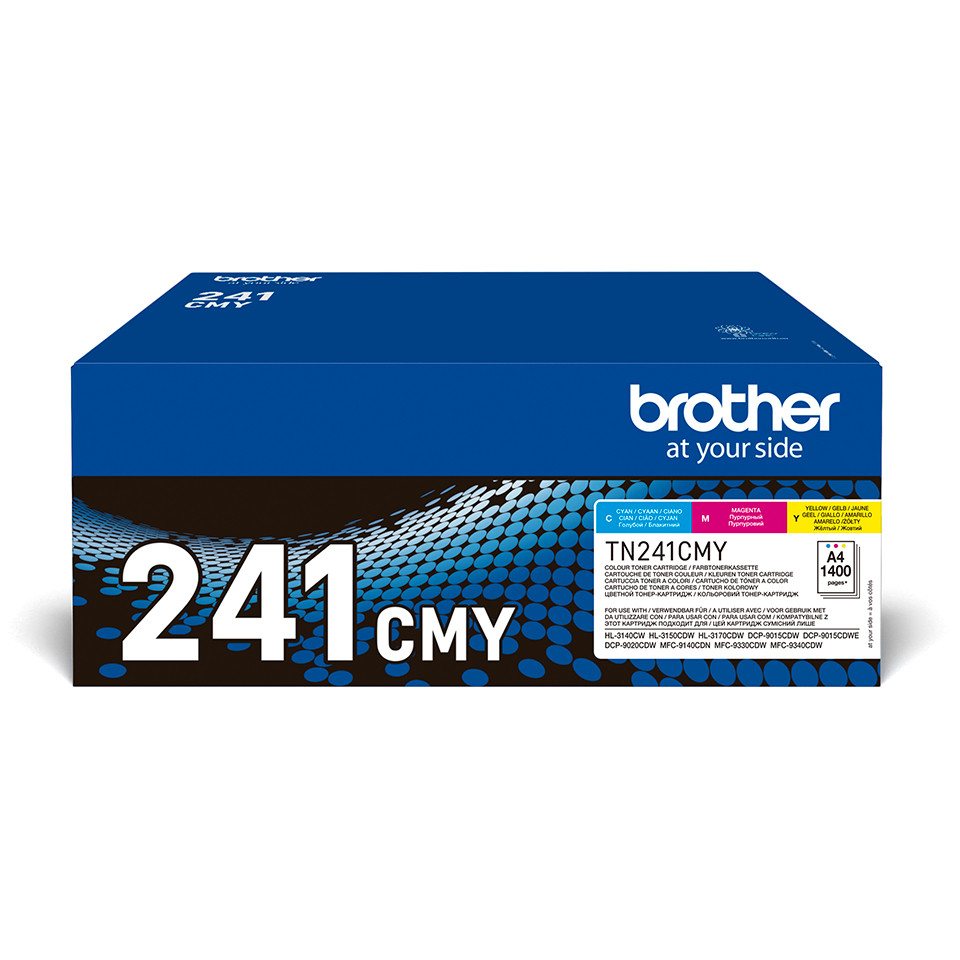 Brother TN-241CMY Toner – Cyan, Magenta, Gelb – 3er-Pack