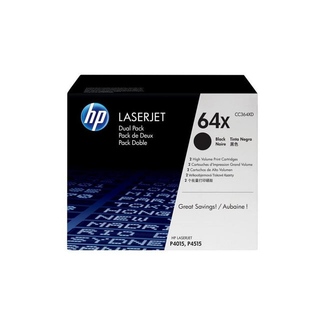 HP 64X Toner – Schwarz – 2er-Pack