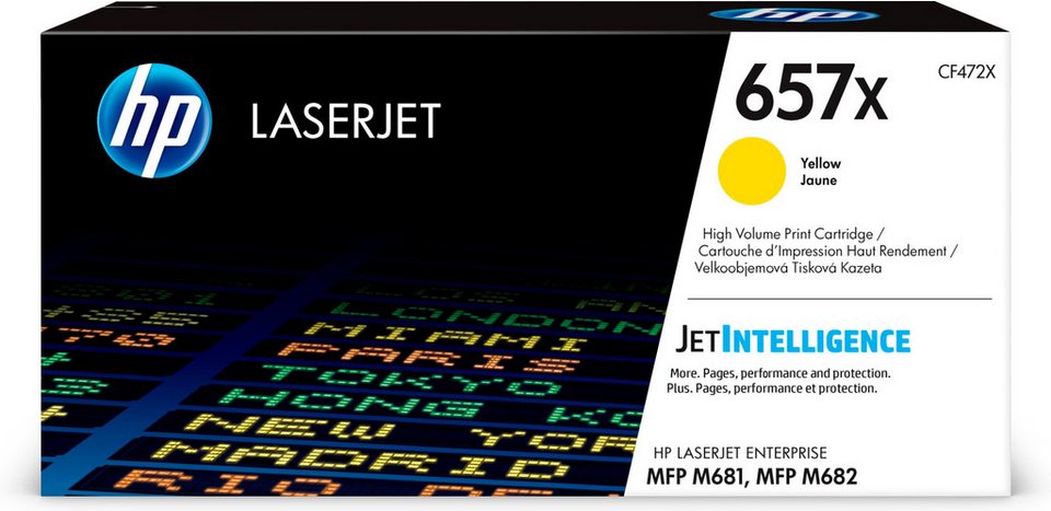 HP 657X Toner – Gelb – 1 Stück