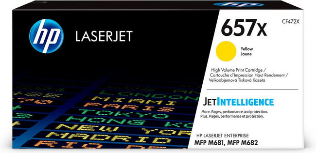 HP 657X Toner – Gelb – 1 Stück